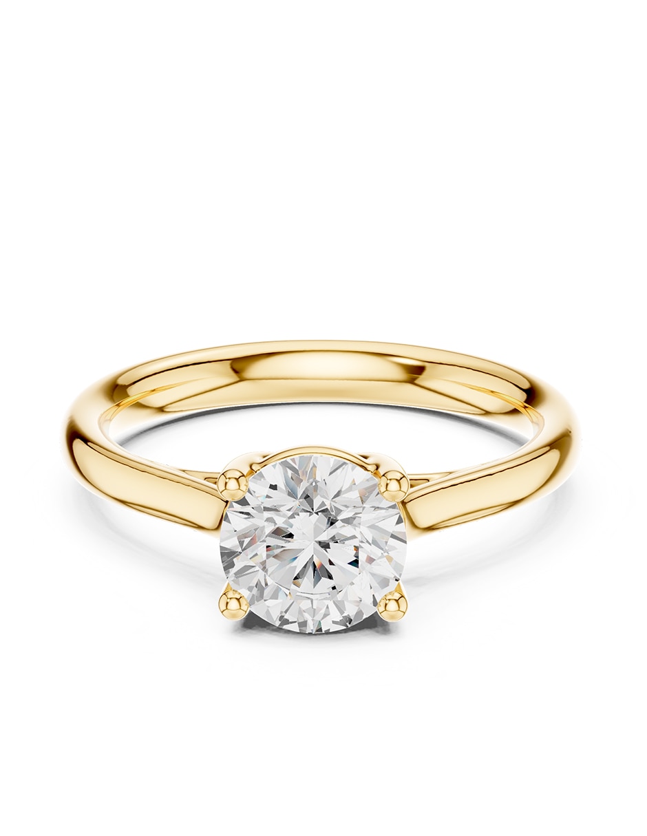 Anillo de compromiso de oro 18 k Anillo de compromiso de oro 18 k