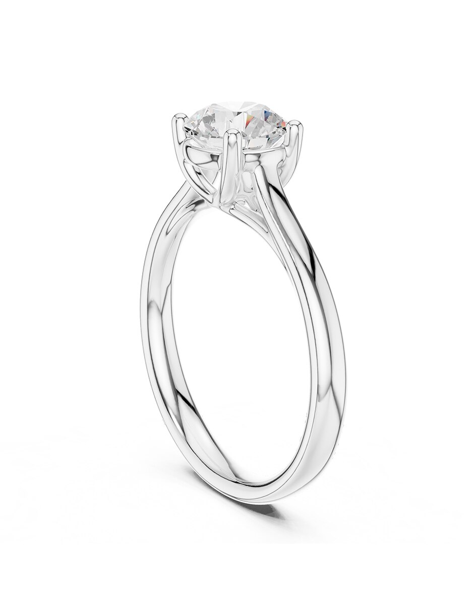 Anillo de compromiso de oro 18 k 5