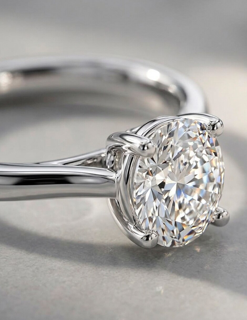 Anillo de compromiso de oro 18 k 7