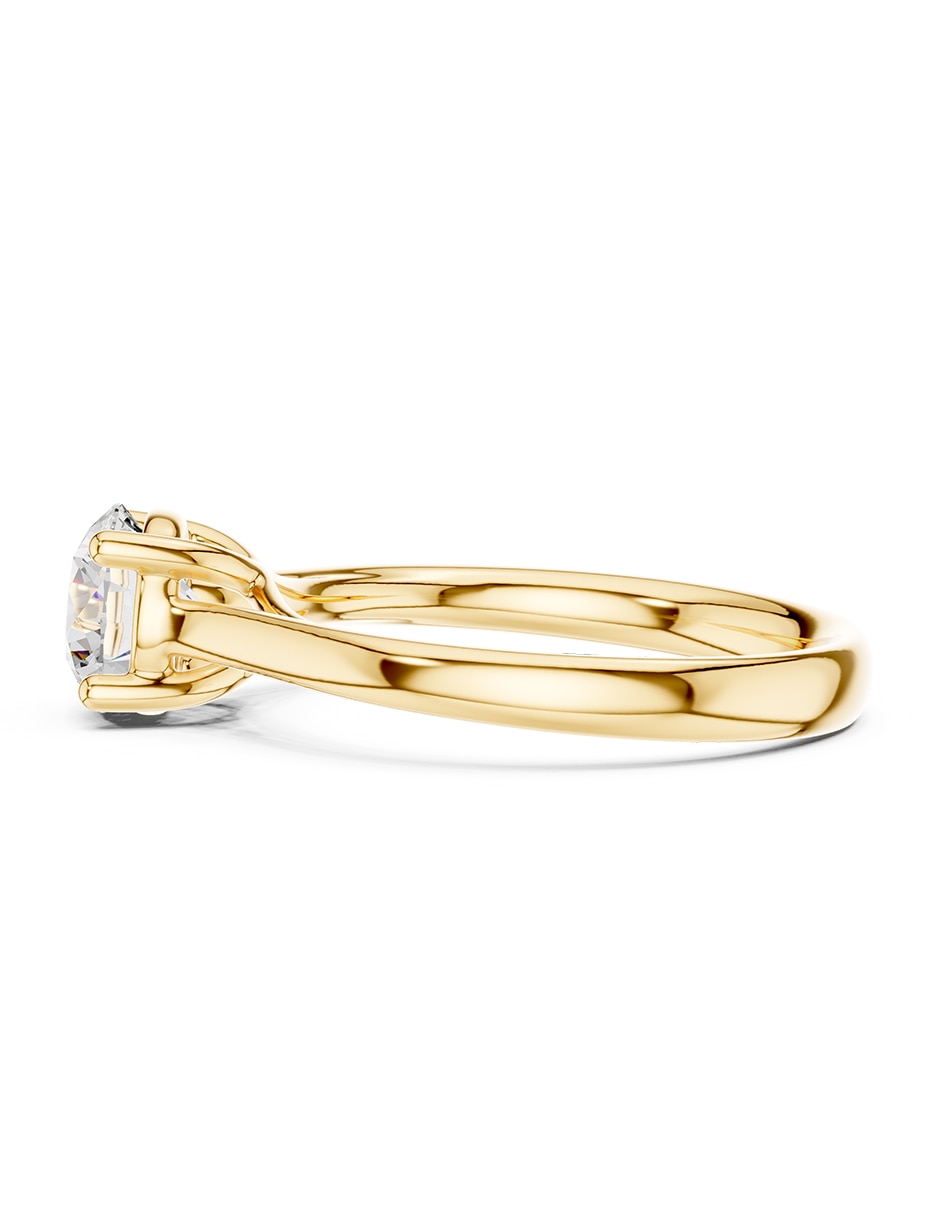 Anillo de compromiso de oro 18 k 4