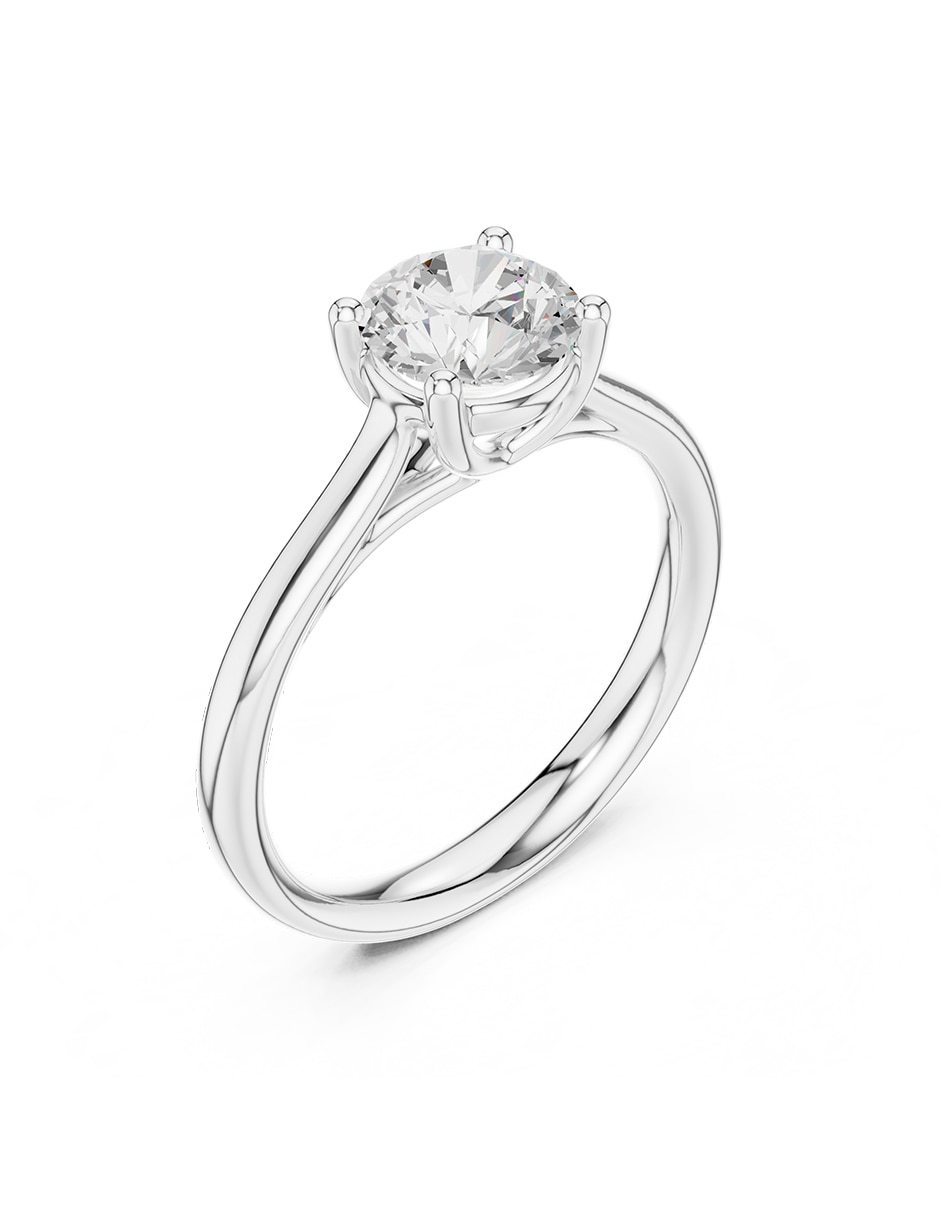 Anillo de compromiso de oro 14 k 2