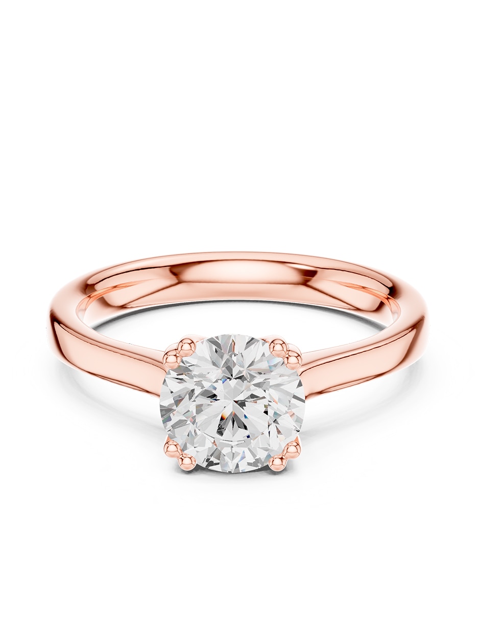 Anillo de compromiso de oro 14 k zirconia cúbica Anillo de compromiso de oro 14 k zirconia cúbica