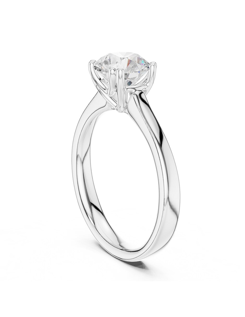 Anillo de compromiso de oro 18 k 5