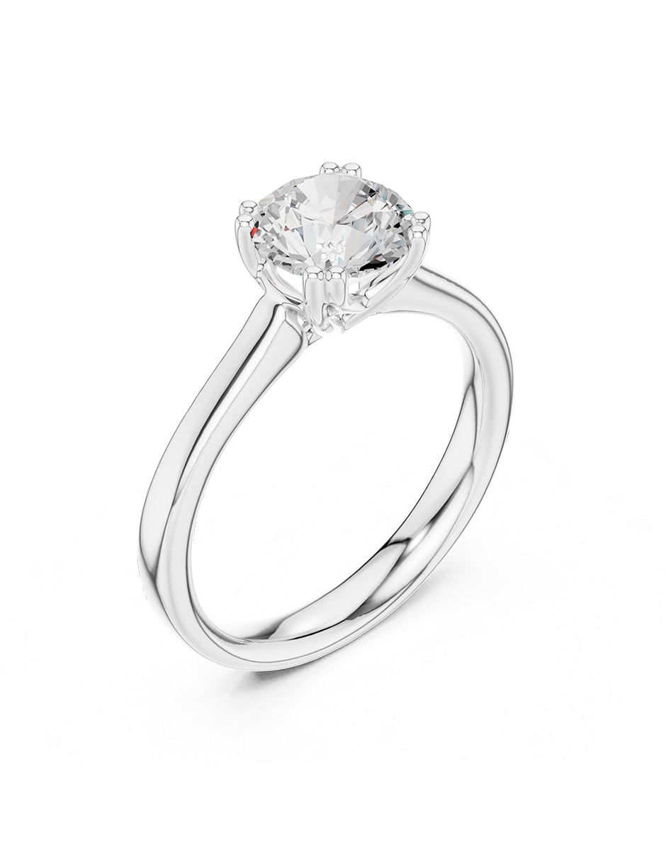 Anillo de compromiso de oro 9 k 2