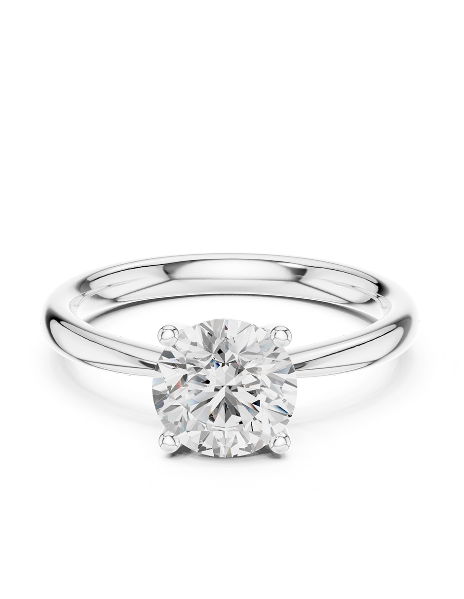 Anillo de compromiso de oro 18 K 1