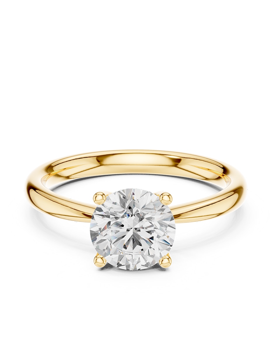 Anillo de compromiso de oro 18 K Anillo de compromiso de oro 18 K