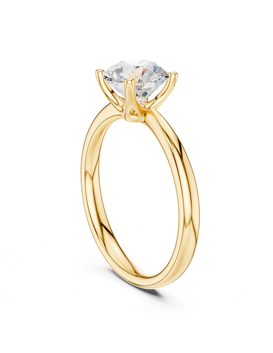 Anillo de compromiso de oro 18 K Amore Mio