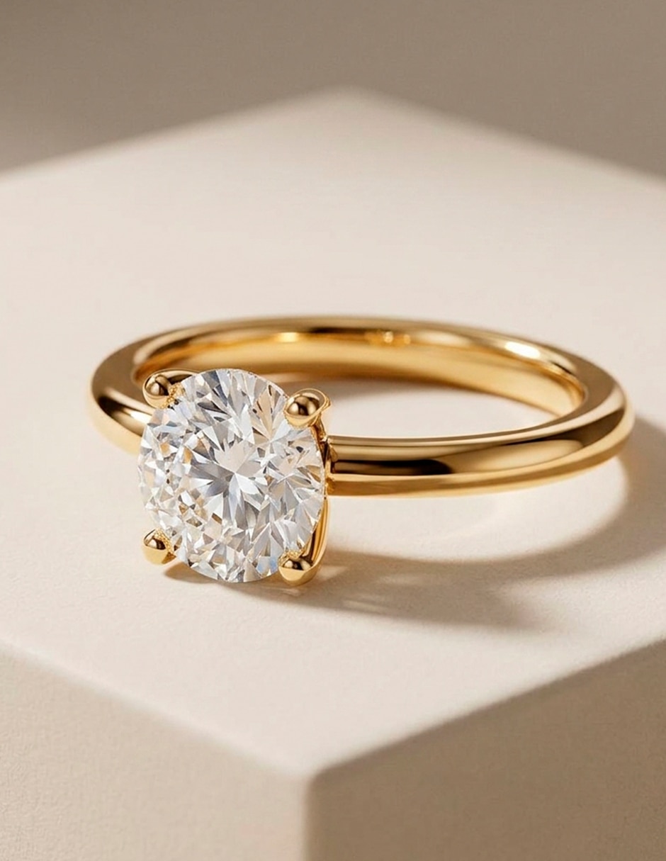 Anillo de compromiso de oro 9 k Amore Mio
