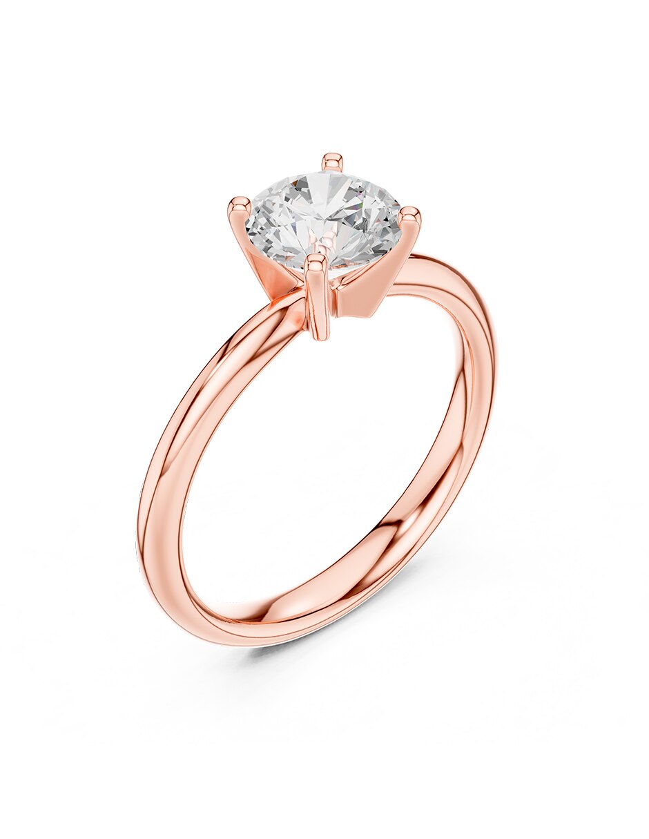 Anillo de compromiso de oro 9 k 2