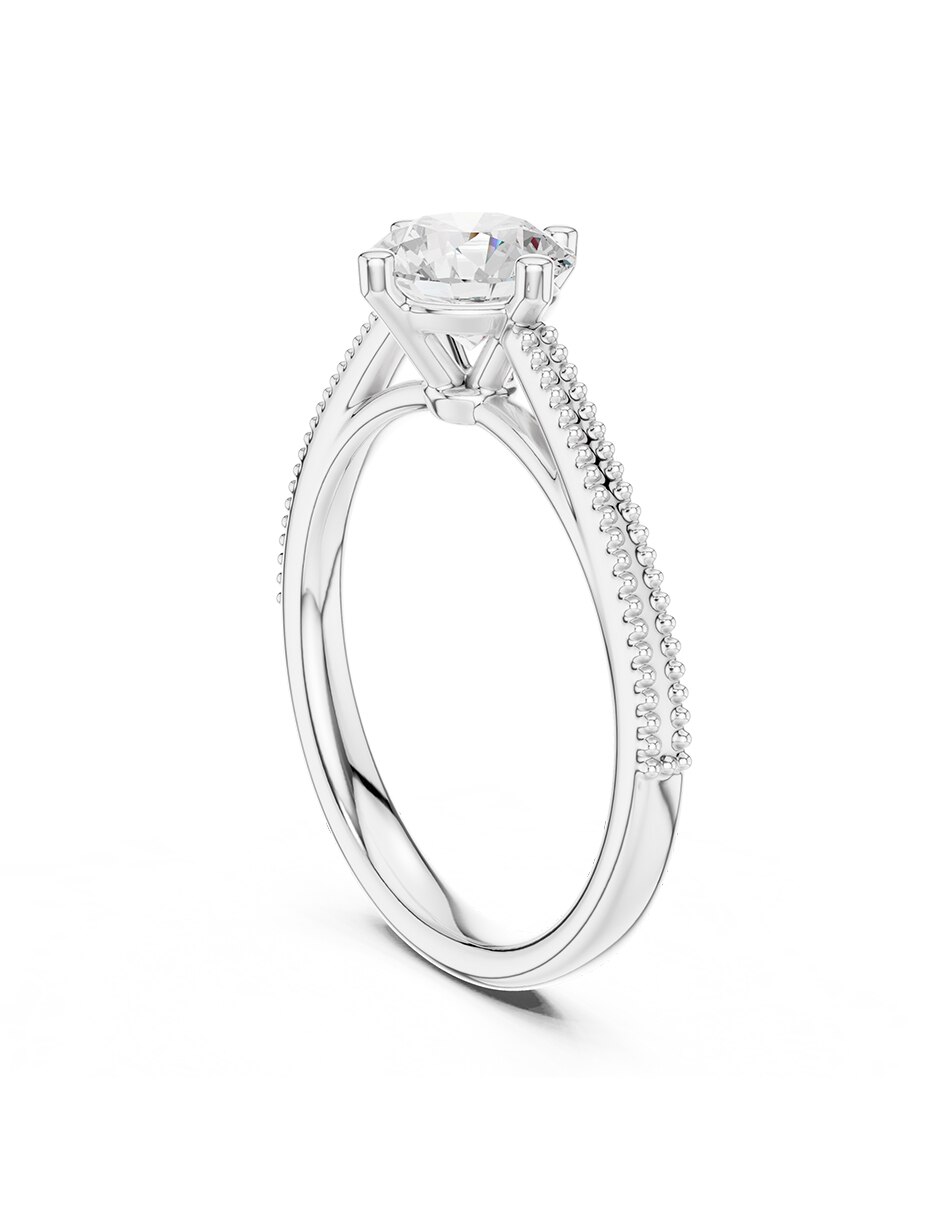 Anillo de compromiso de oro 9 k 3
