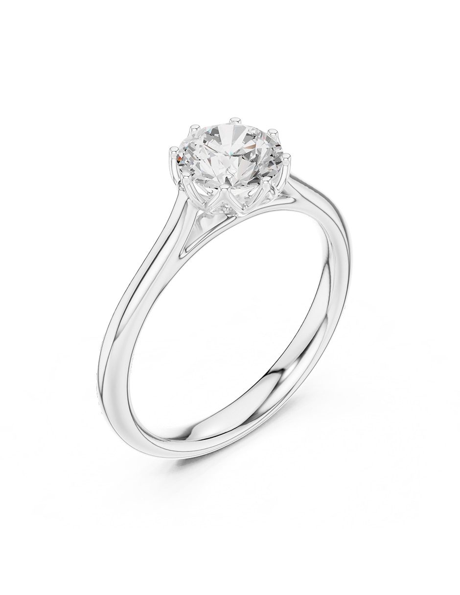 Anillo de compromiso de oro 14 k 2