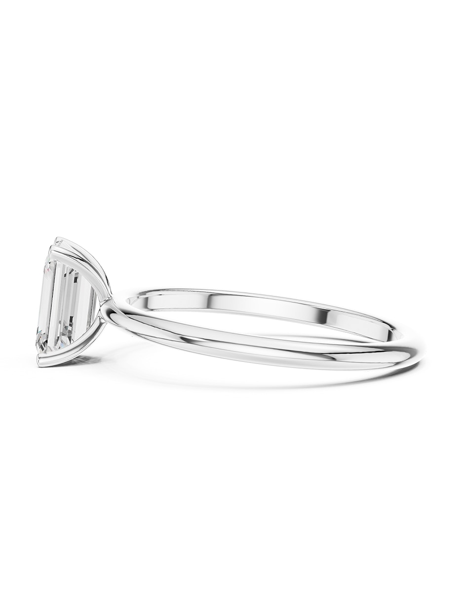Anillo de compromiso de oro 9 K diamante de laboratorio 5