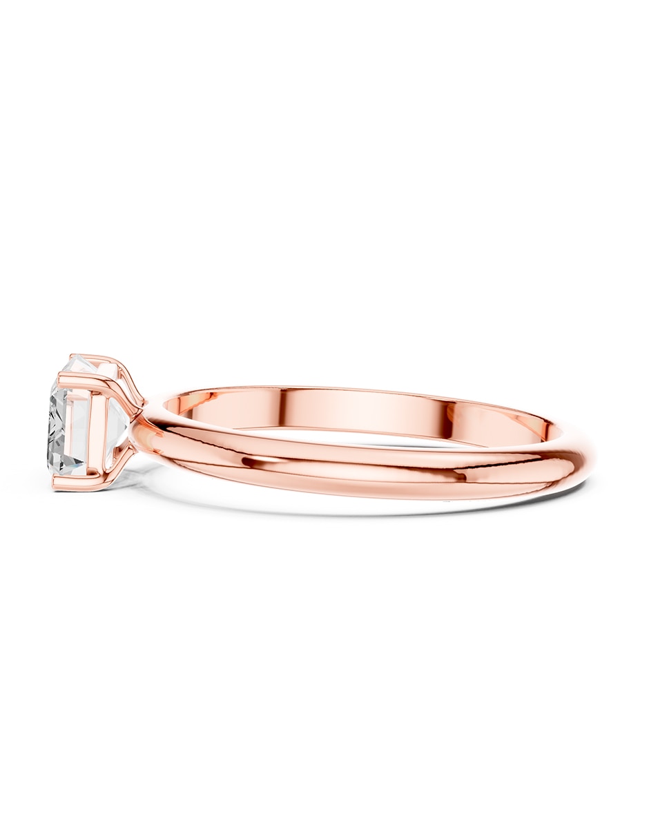 Anillo de compromiso de oro 18 K diamante de laboratorio 5