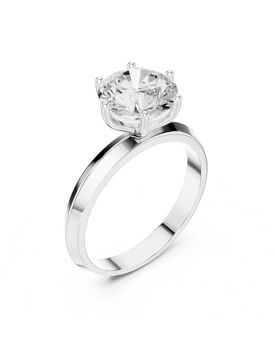 Anillo de compromiso de oro 9 k 2