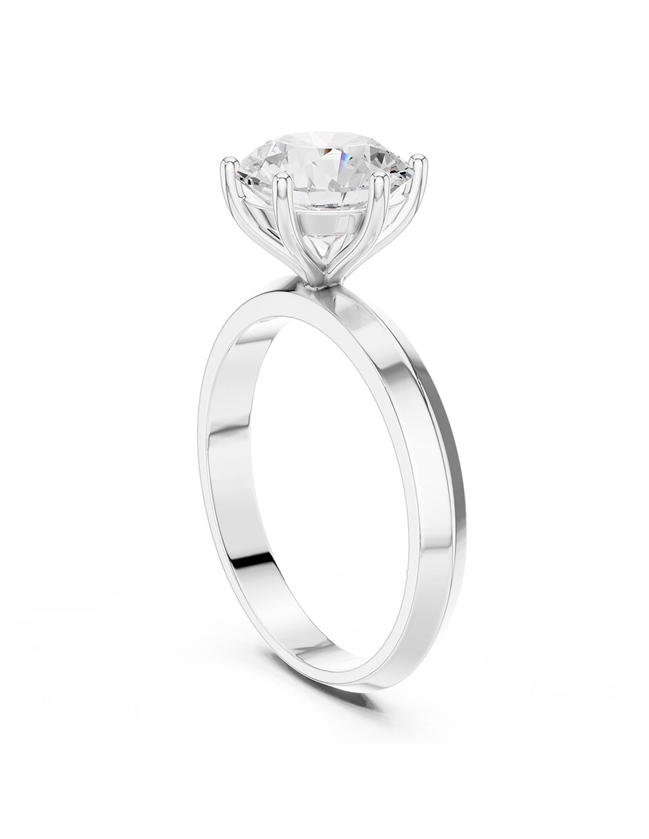 Anillo de compromiso de oro 9 k 3