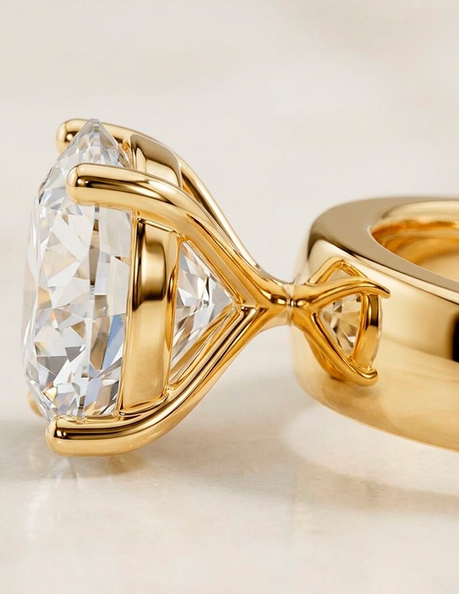 Anillo de compromiso de oro 18 k Amore Mio