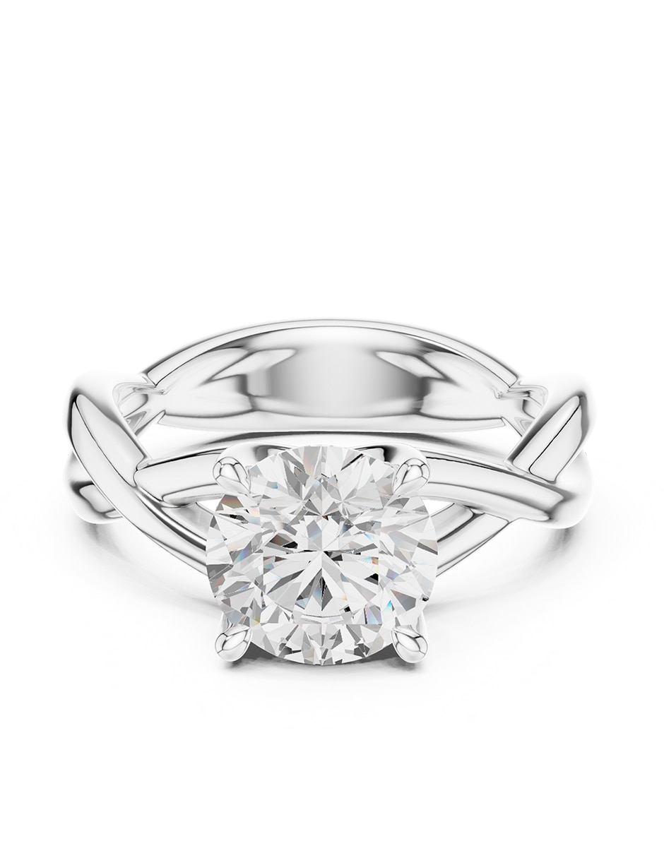 Anillo de compromiso de oro 9 k 1