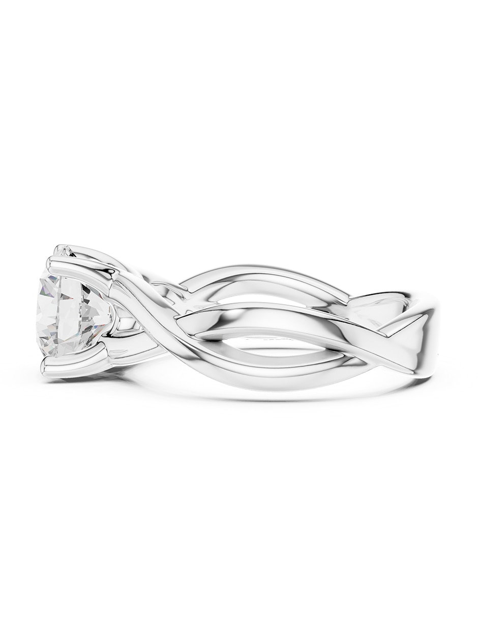 Anillo de compromiso de oro 9 k 5