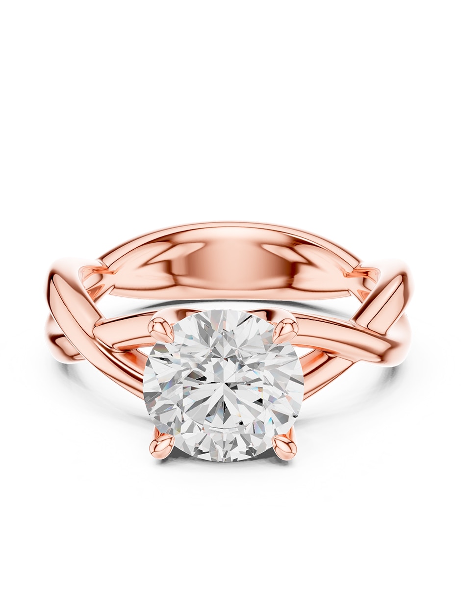 Anillo de compromiso de oro 18 k zirconia cúbica Anillo de compromiso de oro 18 k zirconia cúbica