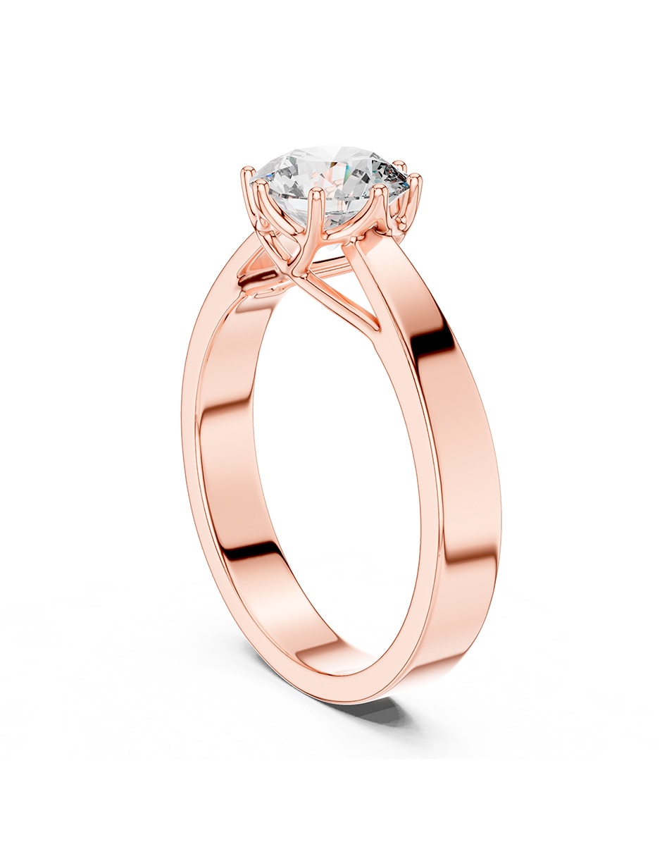 Anillo de compromiso de oro 9 k 3