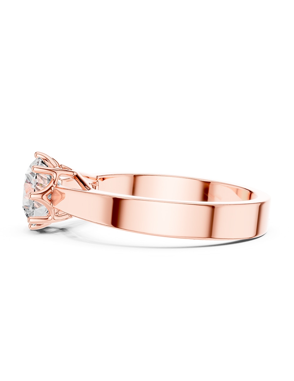 Anillo de compromiso de oro 9 k 5