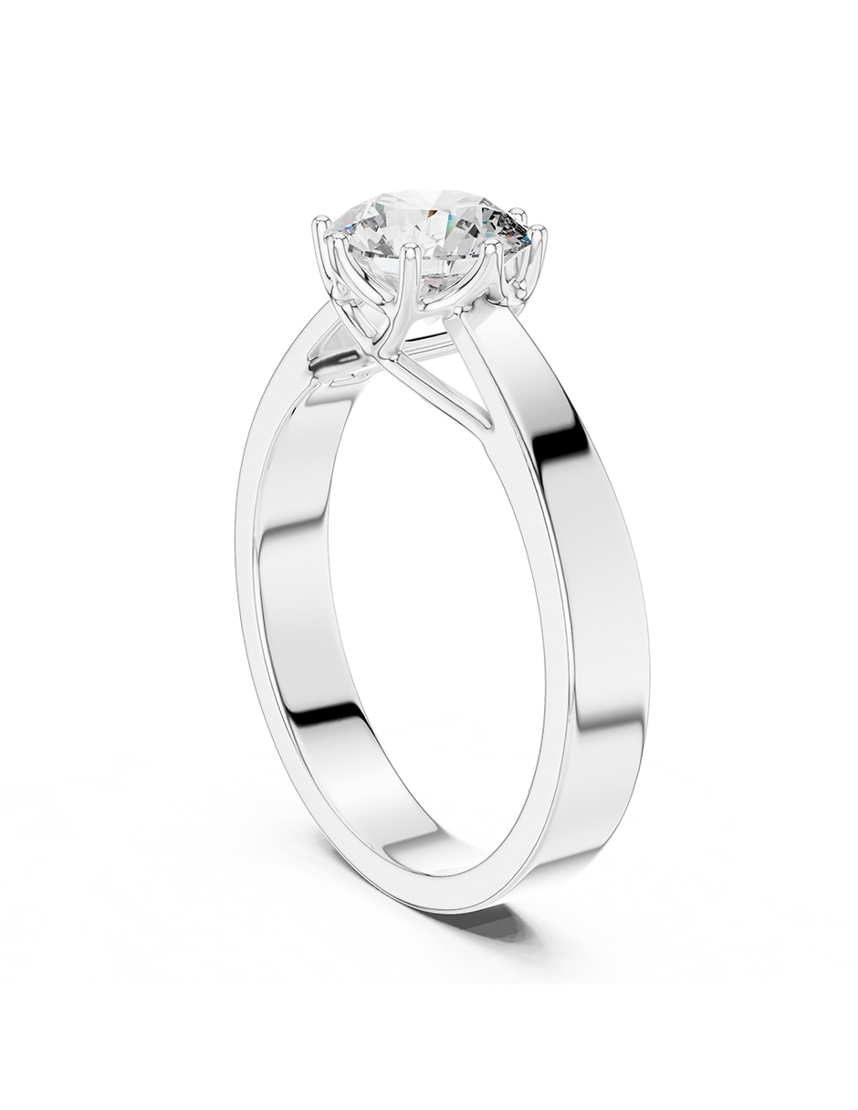 Anillo de compromiso de oro 18 k 3