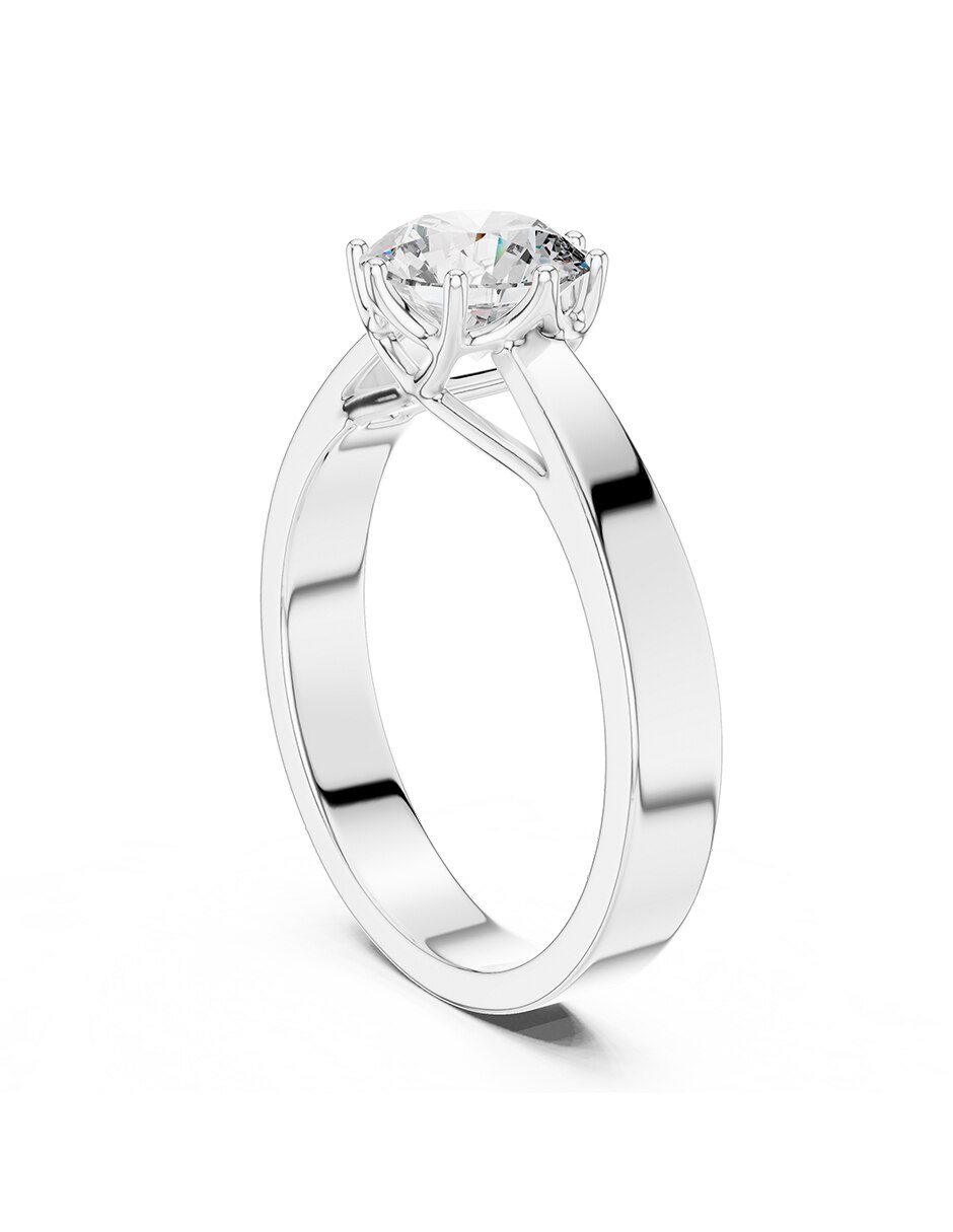 Anillo de compromiso de oro 14 k 3