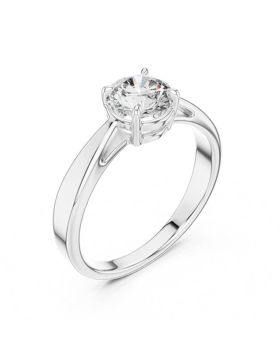 Anillo de compromiso de oro 18 k 2