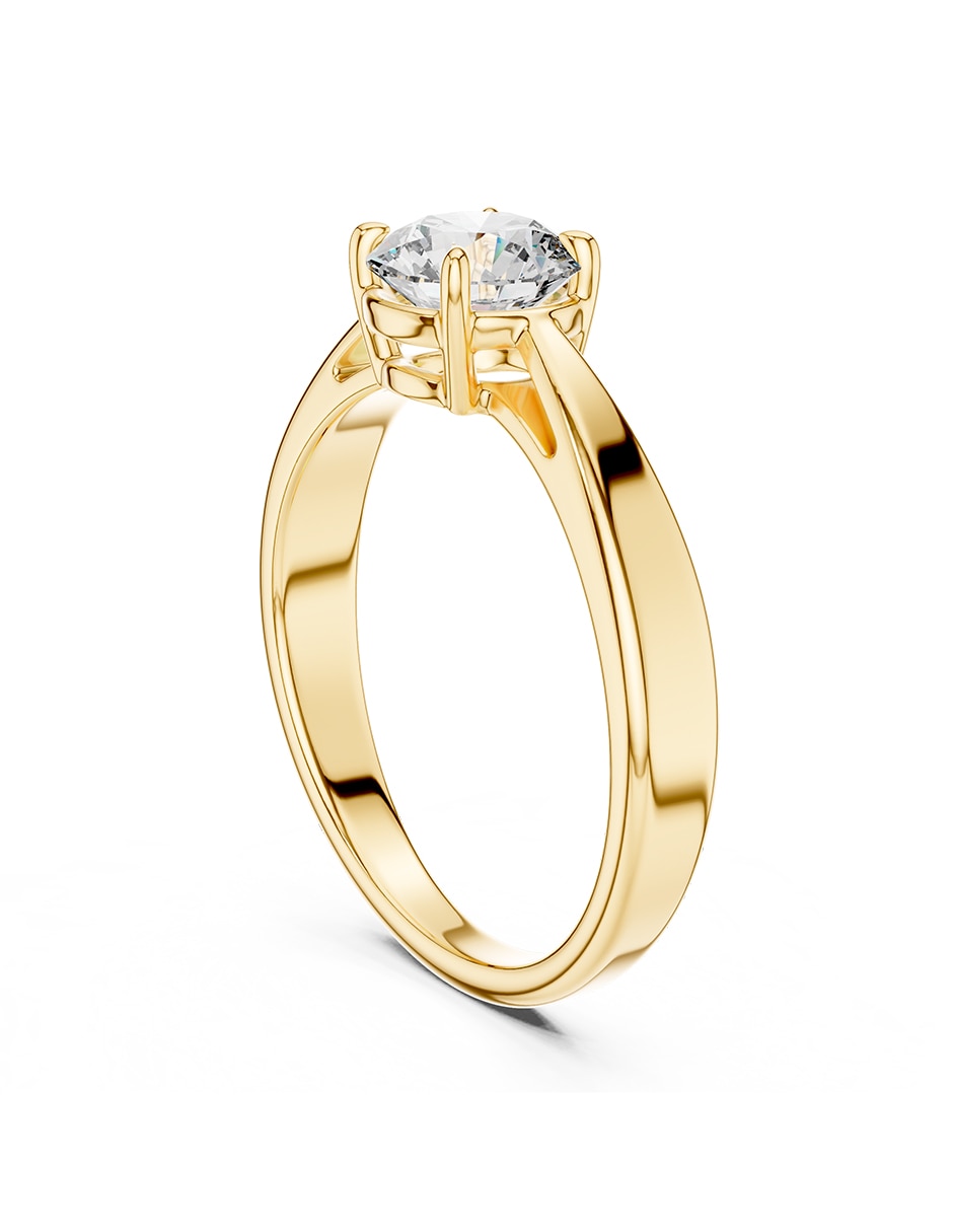 Anillo de compromiso de oro 14 k Amore Mio