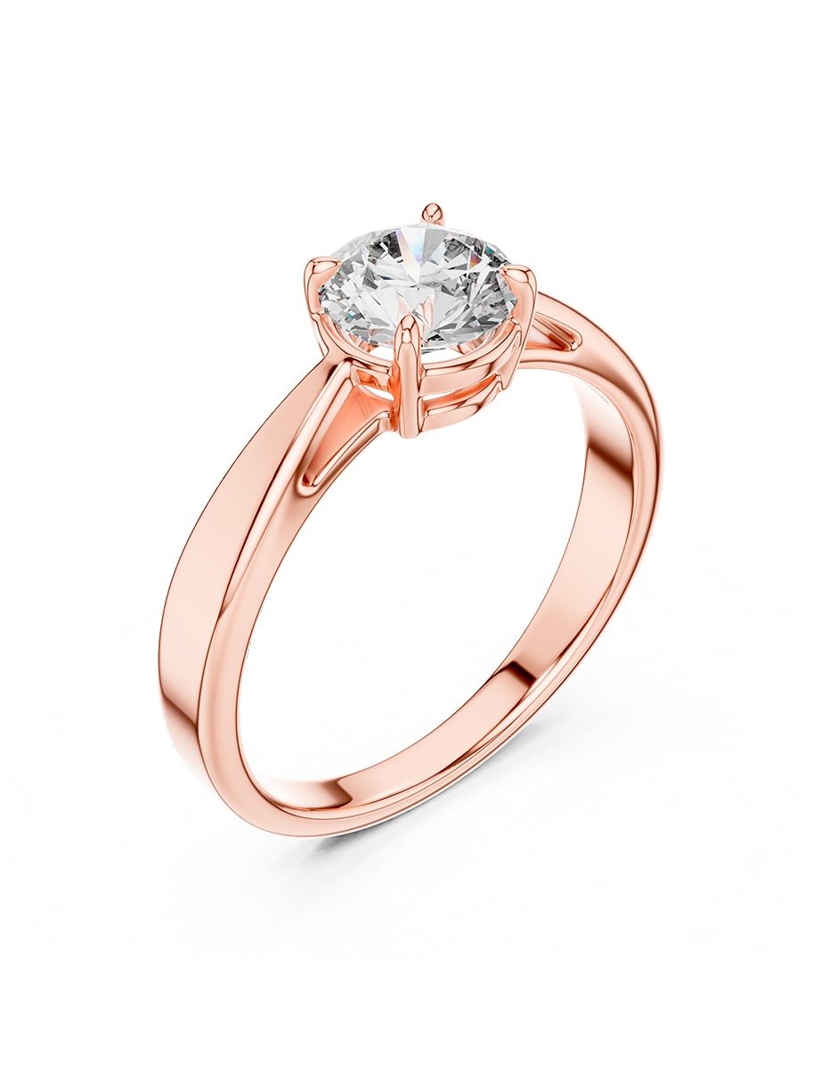 Anillo de compromiso de oro 9 k 2