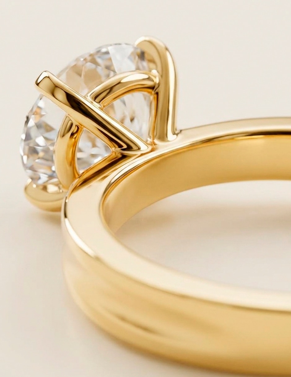 Anillo de compromiso de oro 9 k Amore Mio