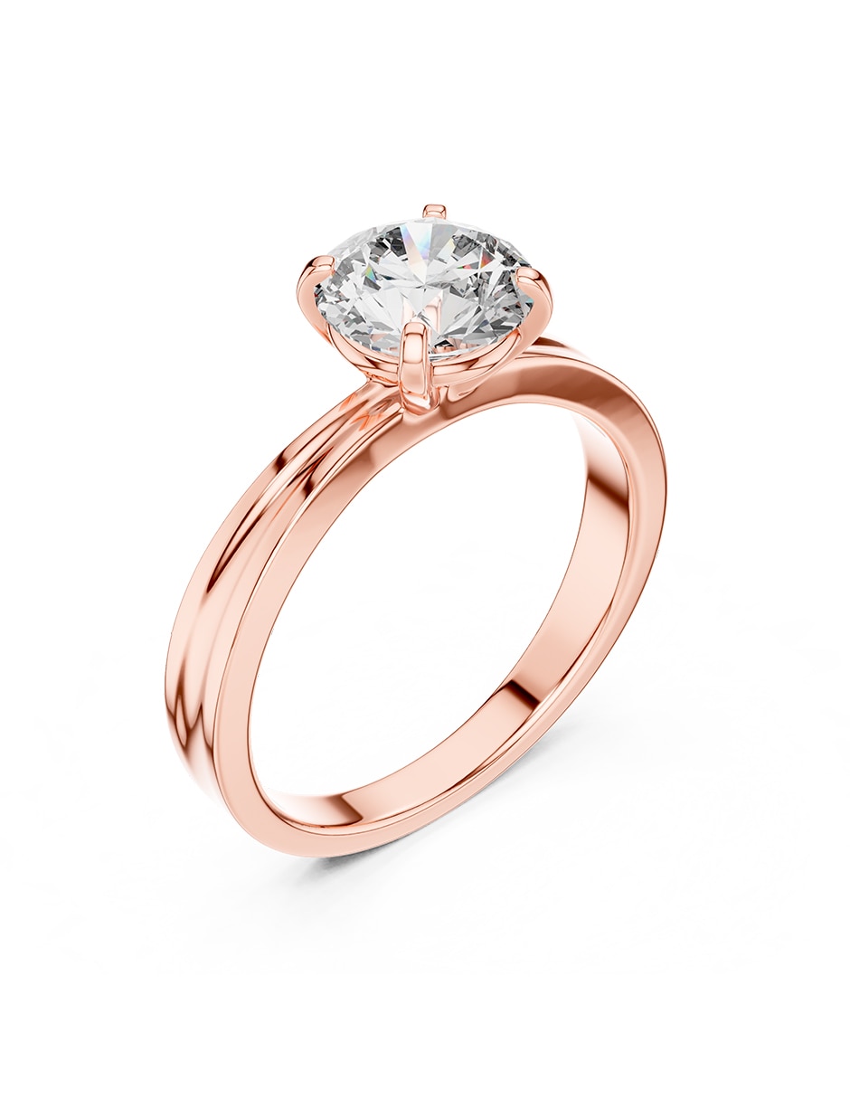Anillo de compromiso de oro 9 k 2