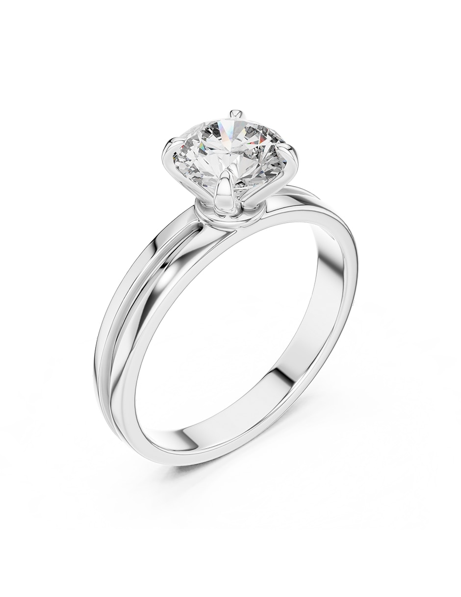 Anillo de compromiso de oro 9 k 2