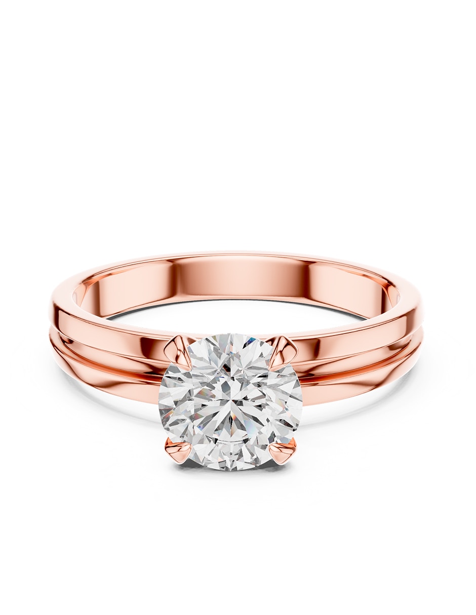 Anillo de compromiso de oro 18 k 1
