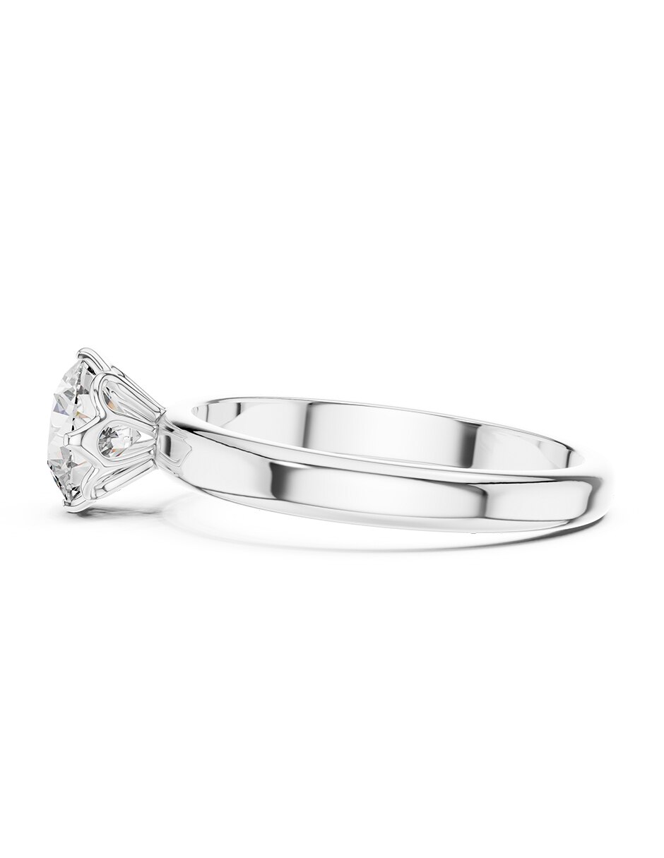 Anillo de compromiso de oro 18 K 5