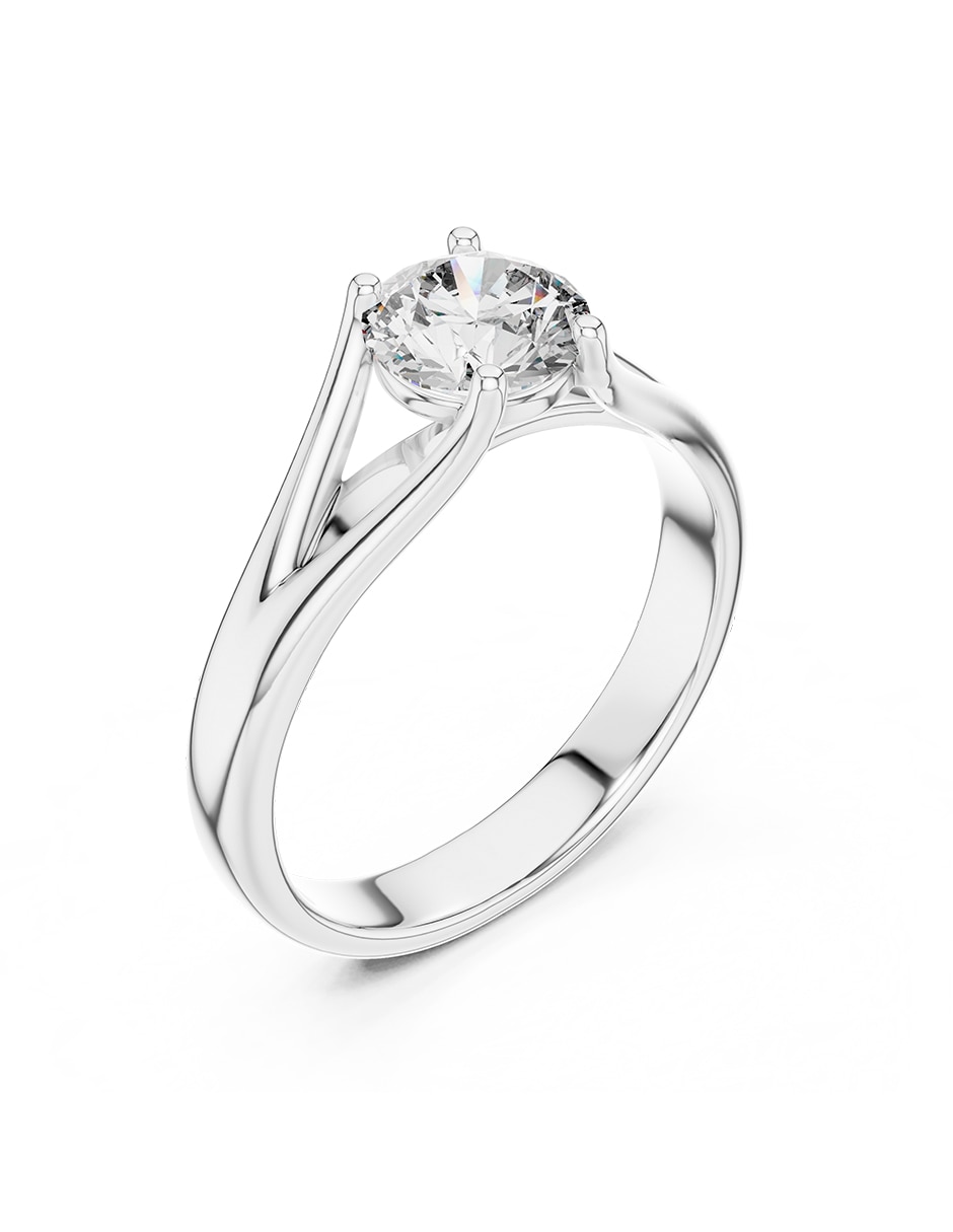 Anillo de compromiso de oro 18 K 2