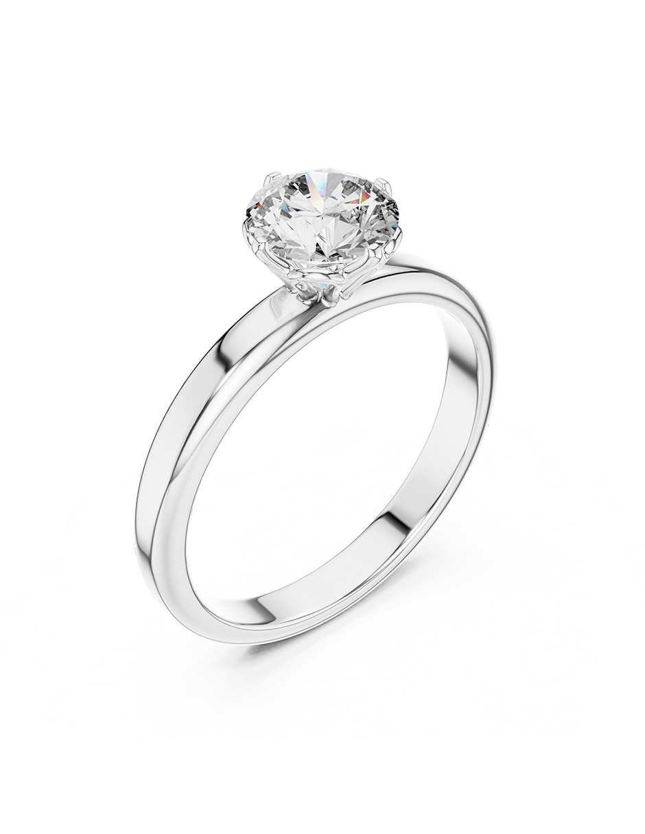 Anillo de compromiso de Oro 14 K 2