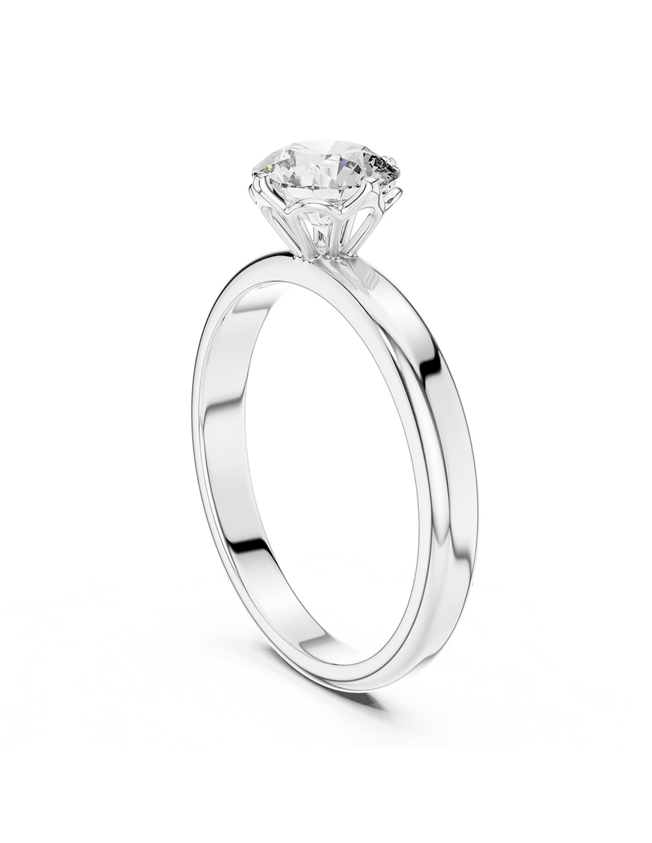 Anillo de compromiso de Oro 14 K 3