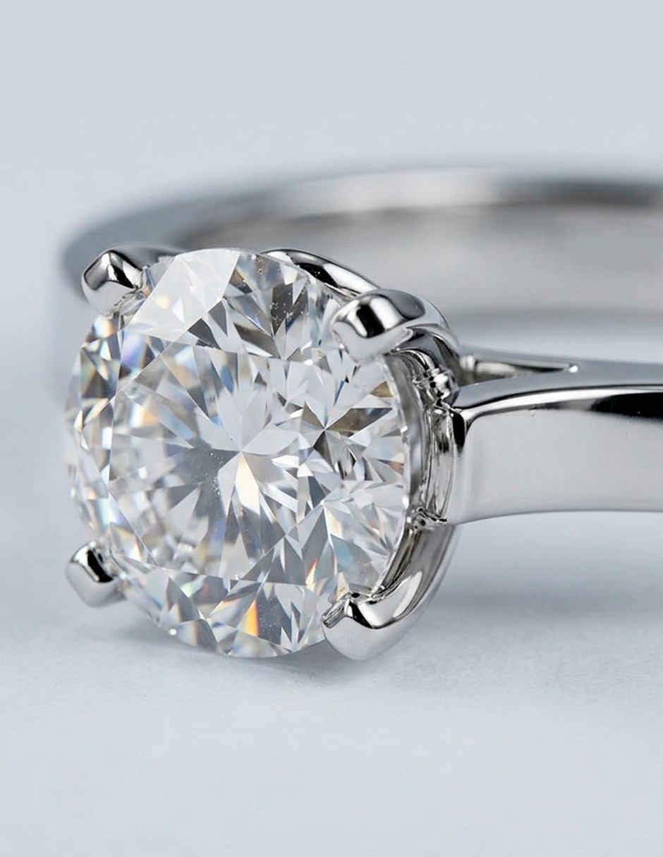 Anillo de compromiso de oro 14 K 9
