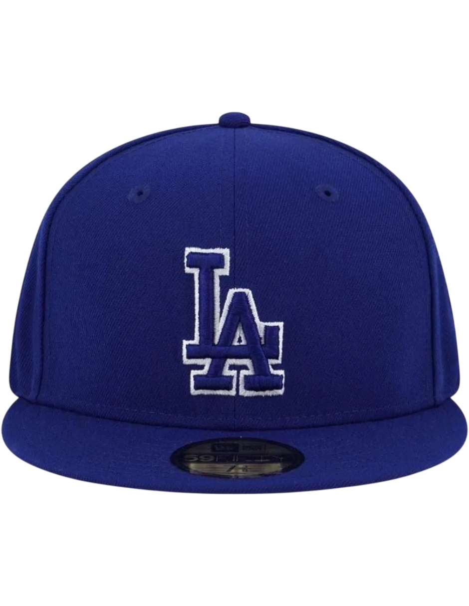 Gorra visera plana cerrada para casual new era sin coleccion los angeles dodgers los angeles dodgers para hombre