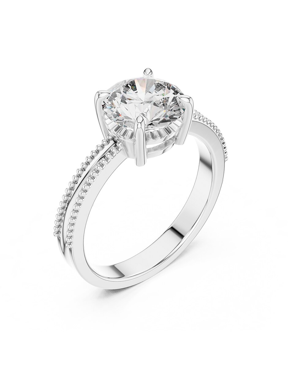 Anillo de compromiso de oro 9 k 2