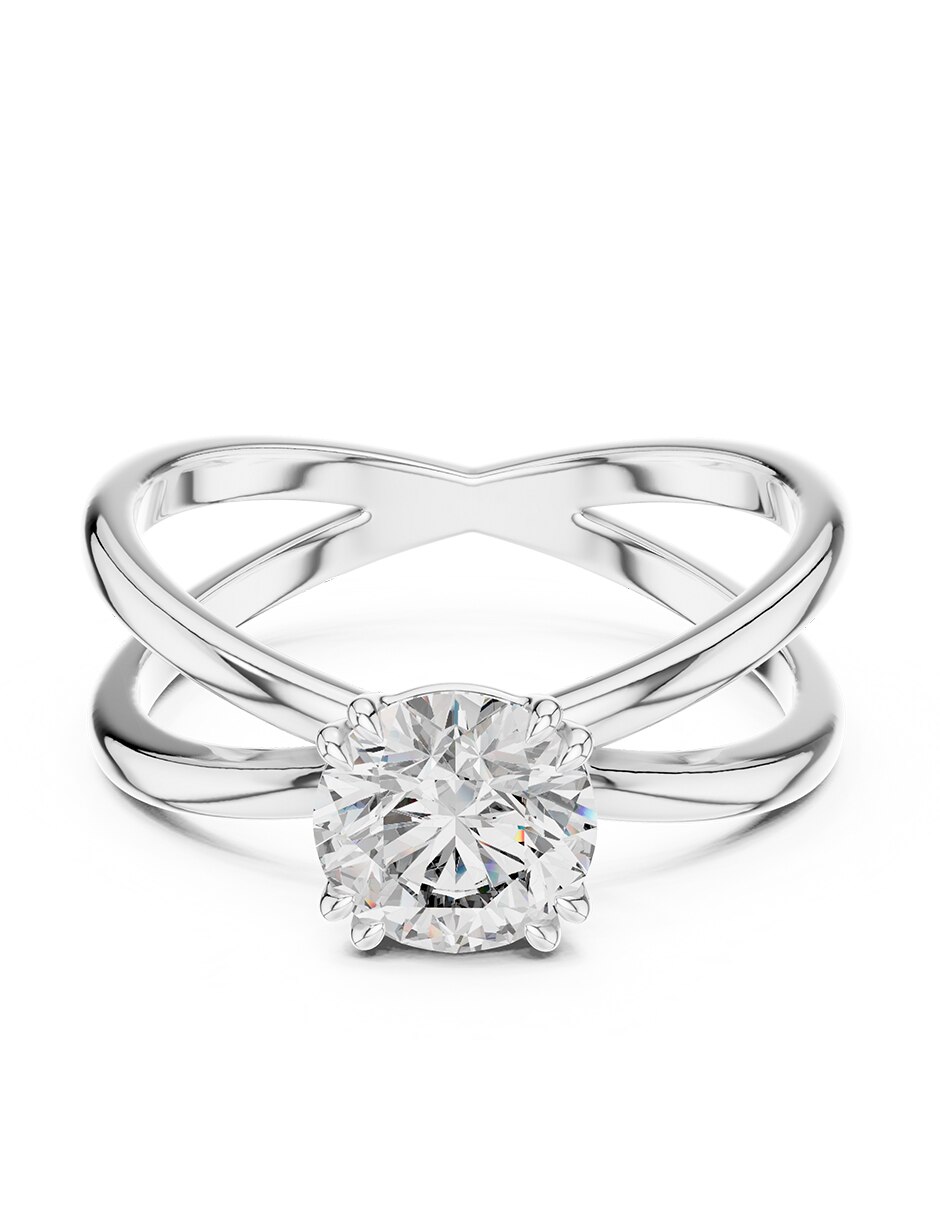 Anillo de compromiso de oro 9 k 1