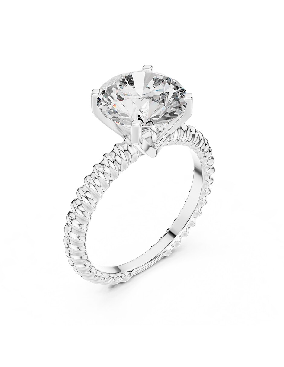 Anillo de compromiso de oro 14 k 2