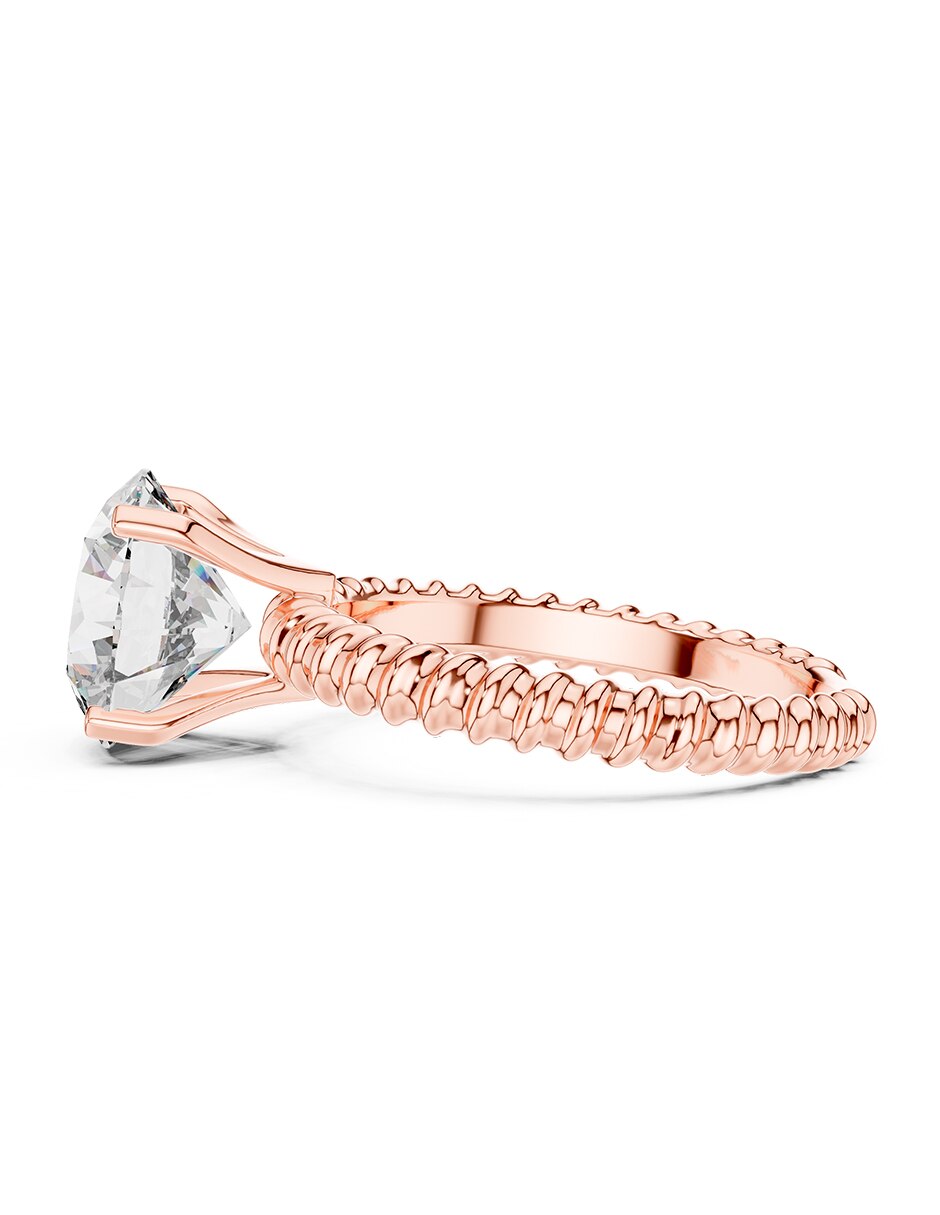 Anillo de compromiso de oro 9 k 5