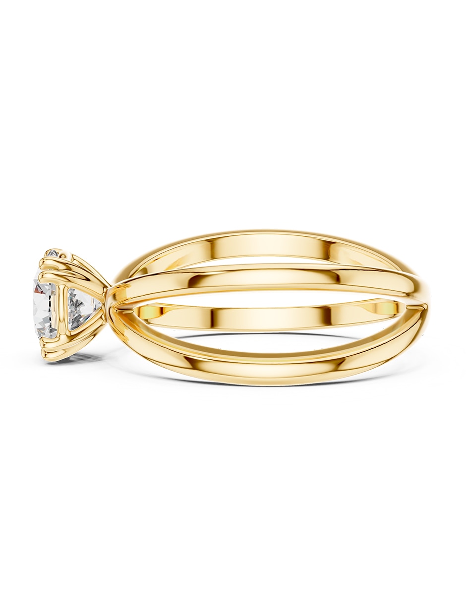Anillo de compromiso de Oro 9 k AMORE MIO Amore Mio! Diamante de laboratorio