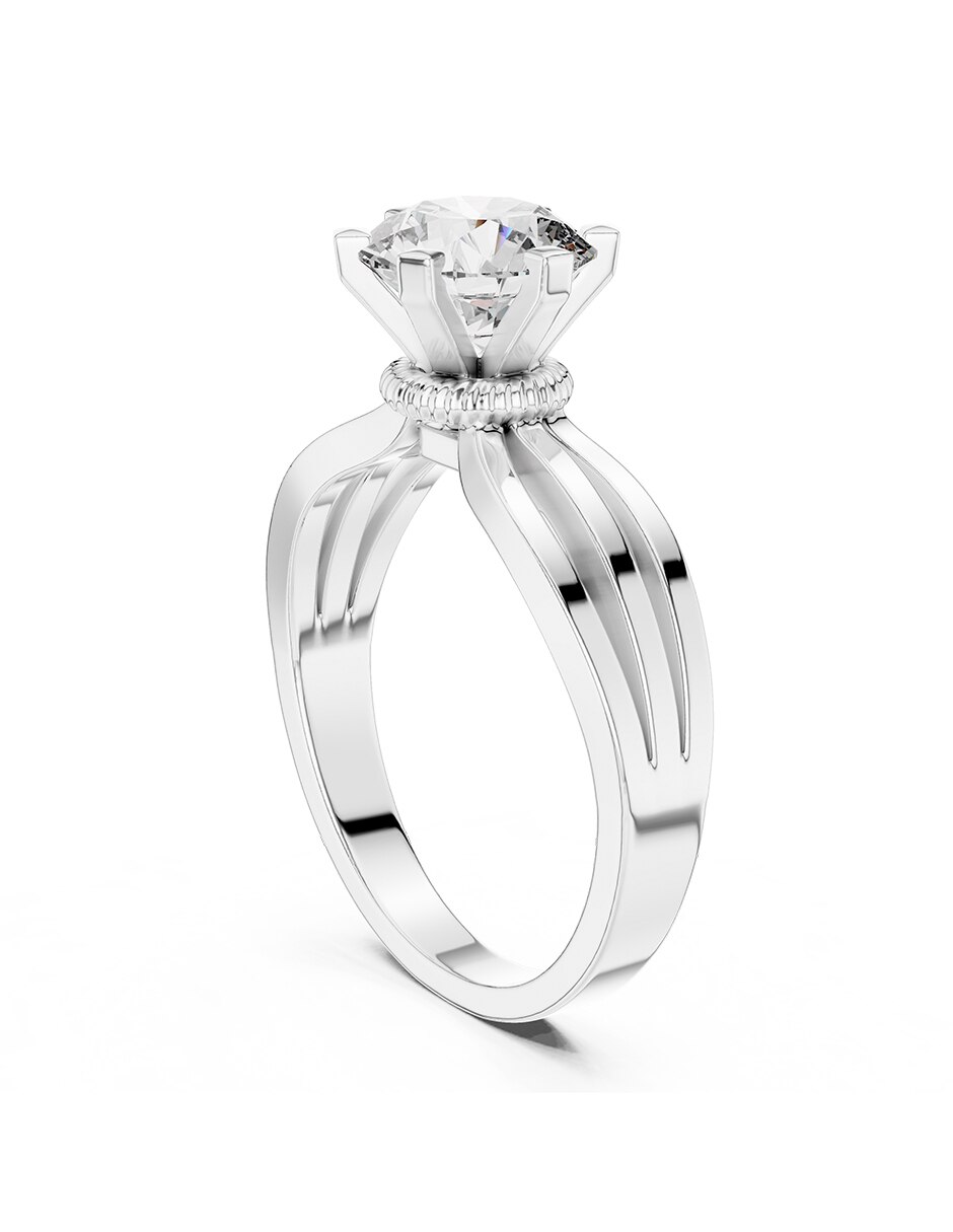 Anillo de compromiso de oro 9 k 3