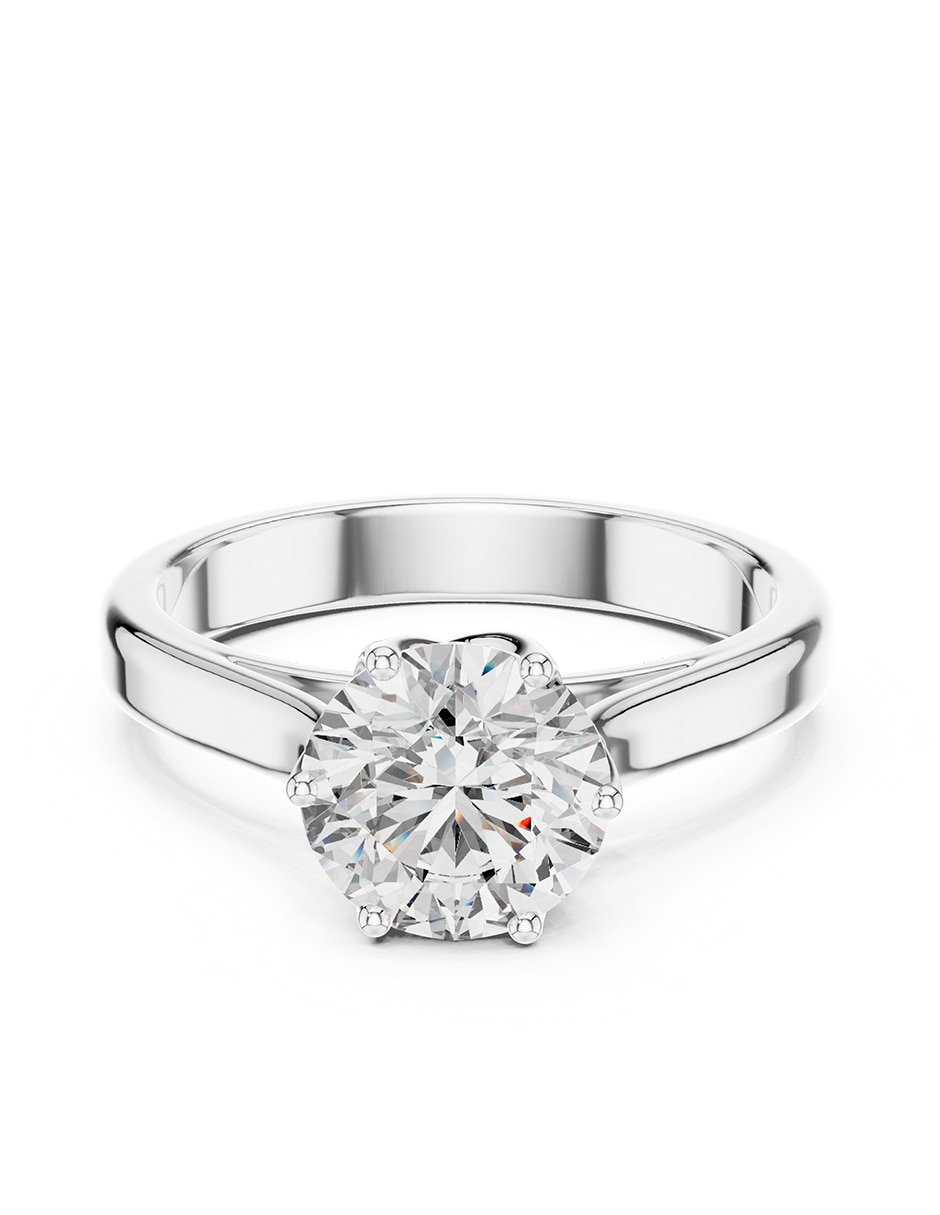 Anillo de compromiso de oro 18 k 1