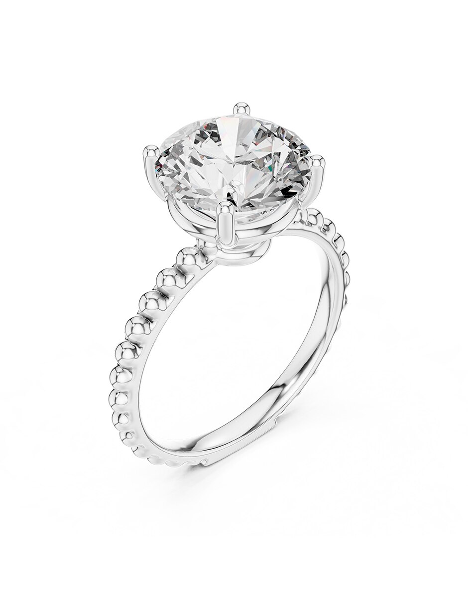 Anillo de compromiso de oro 9 k 2