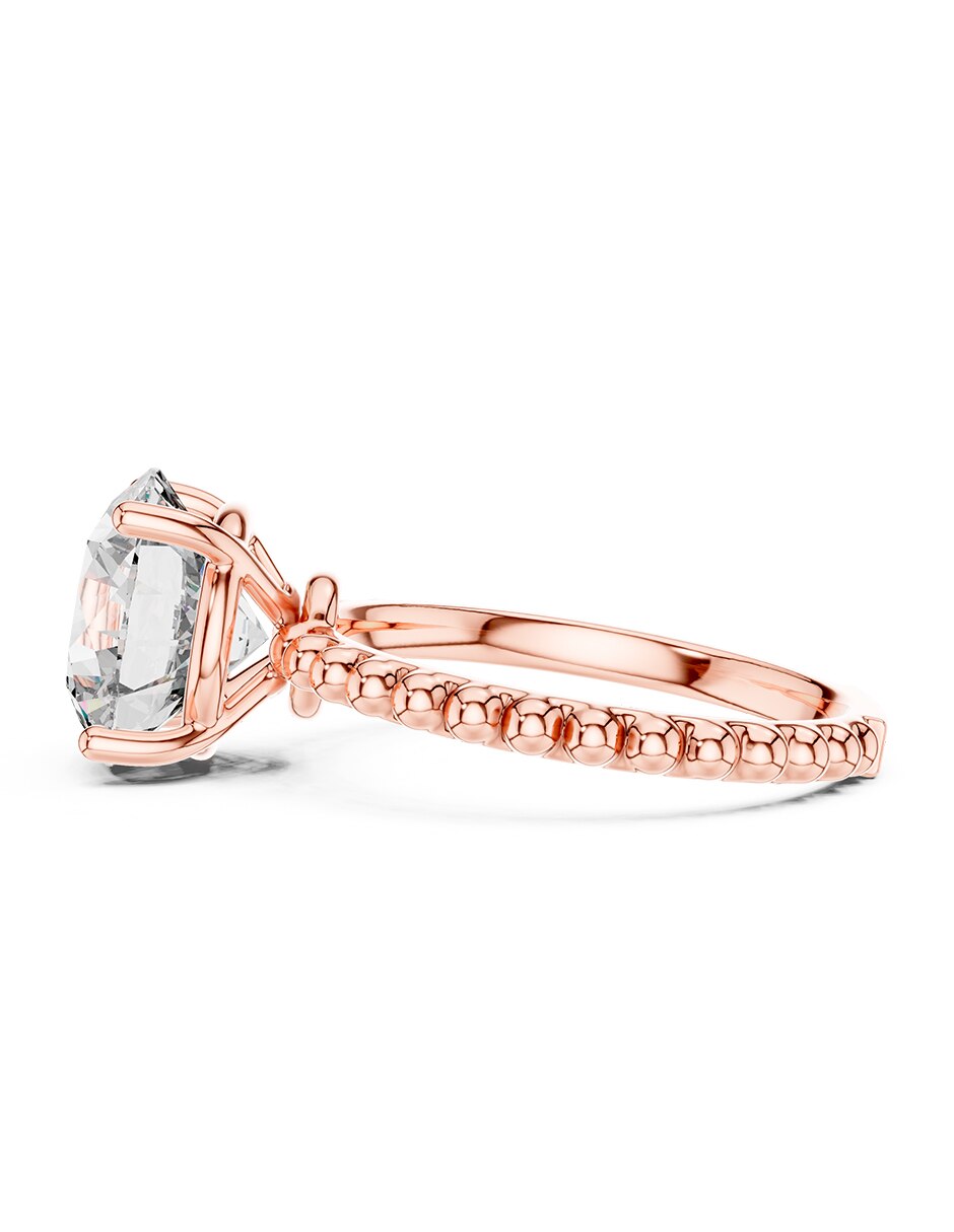 Anillo de compromiso de oro 14 k 5