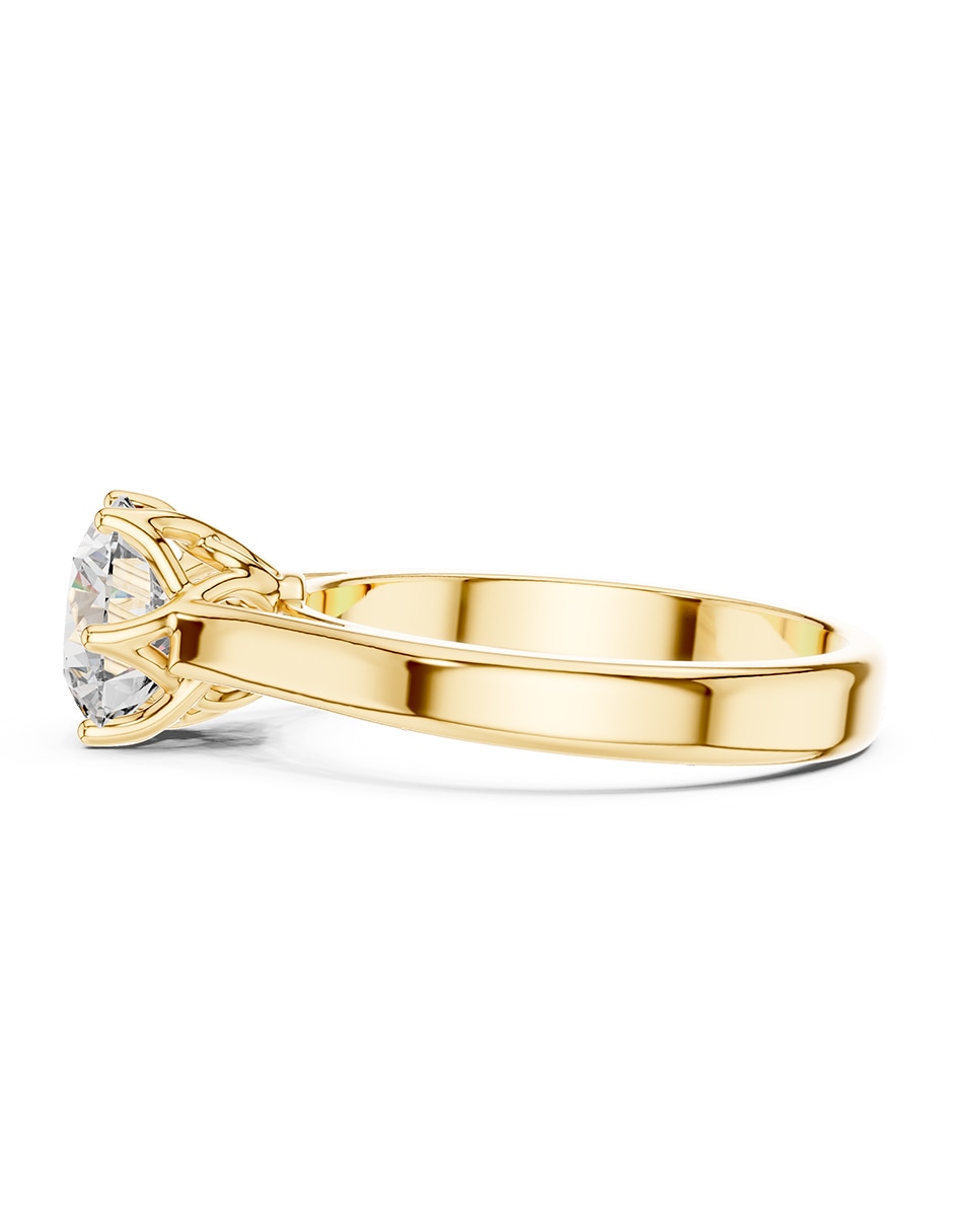 Anillo de compromiso de oro 9 k 5